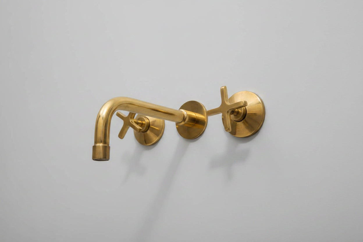 Wall Mount Bathroom Faucets - Antique Brass Bathroom Faucets