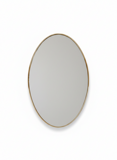Varaudu Brass Oval Wall Mirror Unlacquered Brass Bathroom Mirror 369099696 - Antique Brass Bathroom Mirror, Vanity Wall Decor