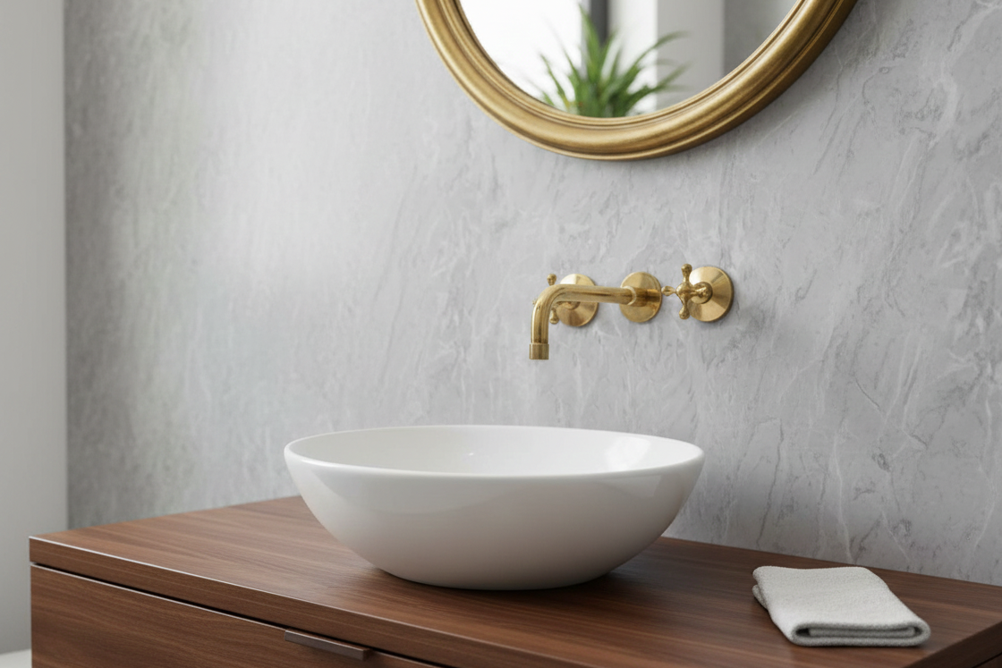 Unlacquered Brass Bathroom Faucet - Antique Brass Bathroom Faucets