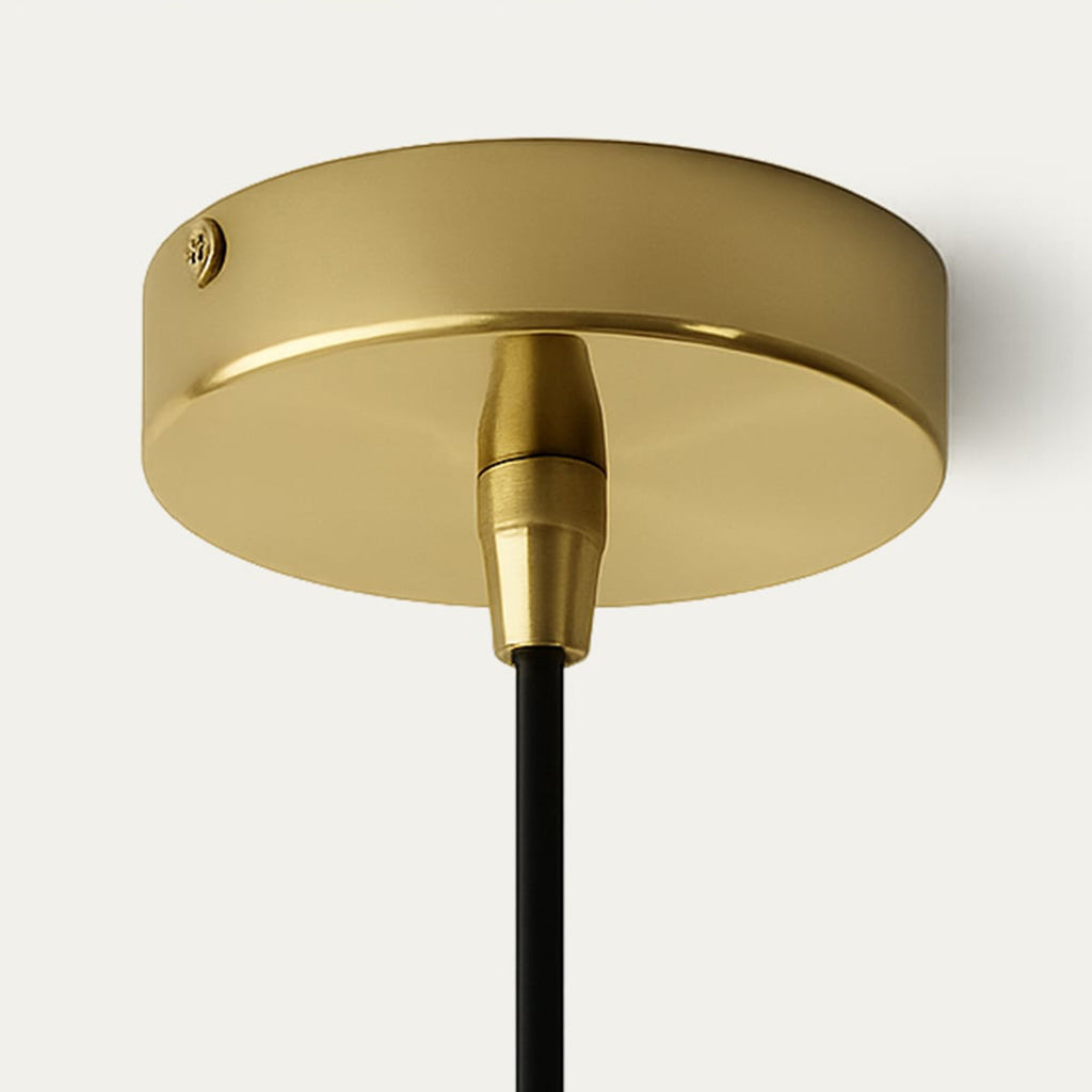 Tafat Curved Copper Pendant Light