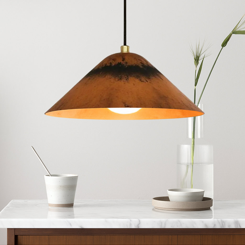 Copper Cone Pendant Light