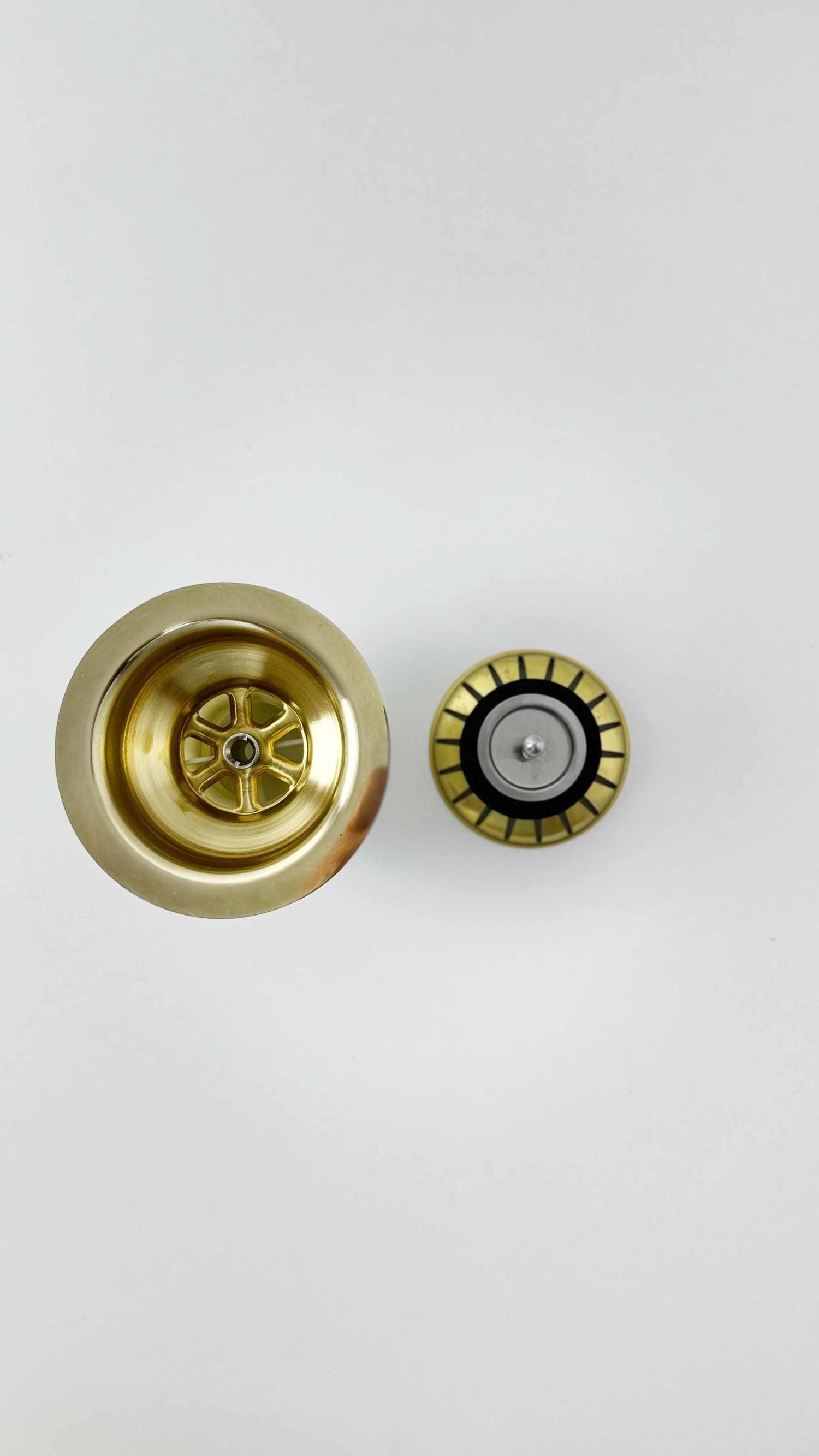 Unlacquered Brass Kitchen Sink Strainer , Sink Strainer Basket