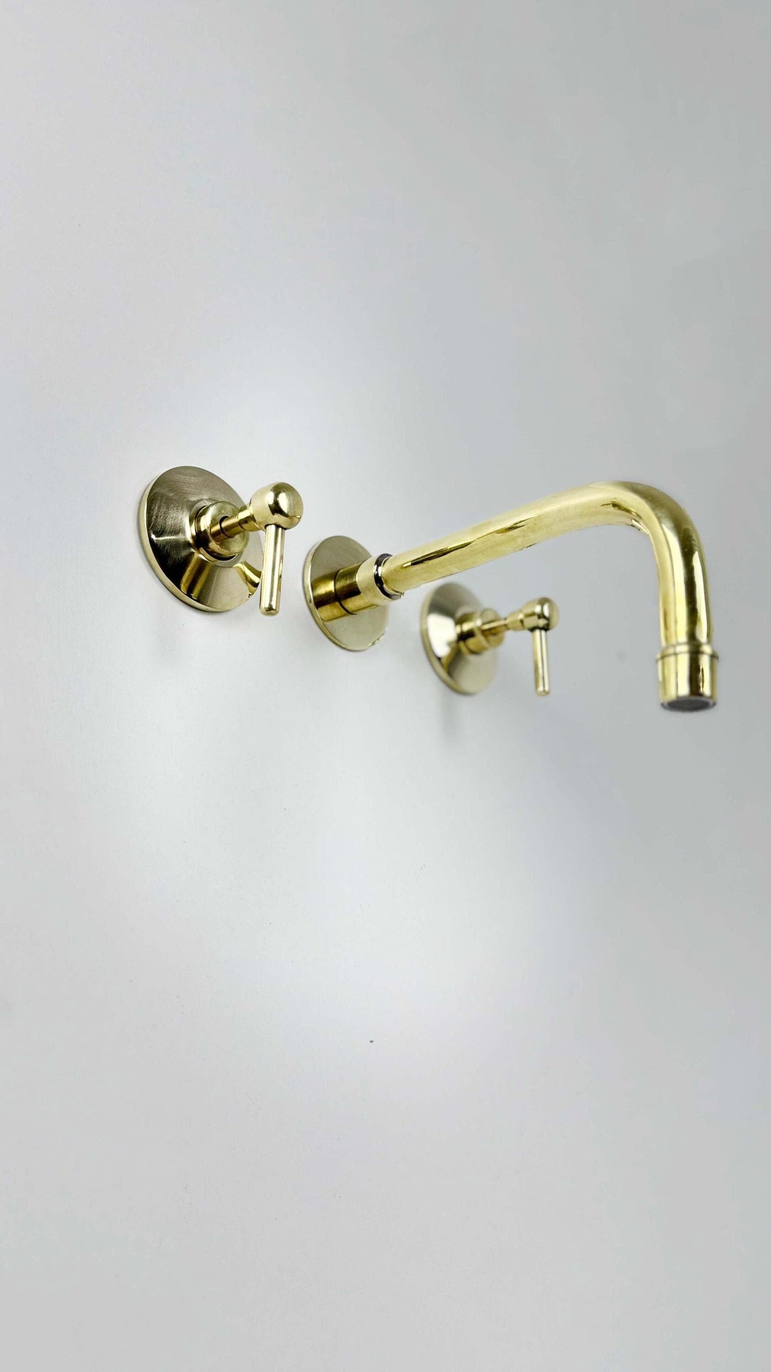 Unlacquered Brass Wall Mount Faucet