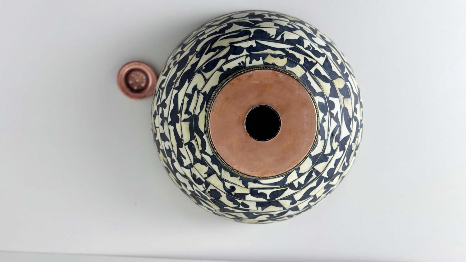 Hammered Copper Vessel Sink