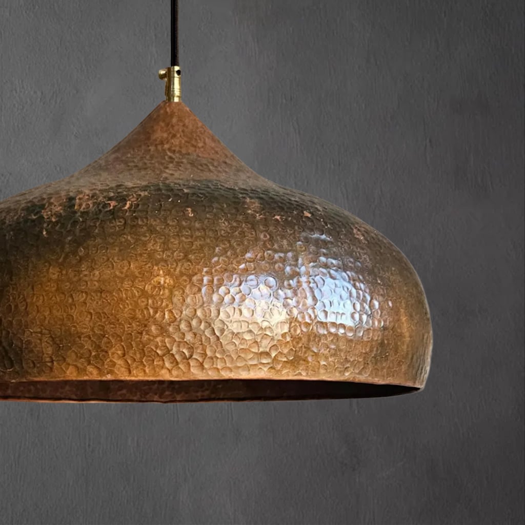 Copper Dome Pendant Lamp