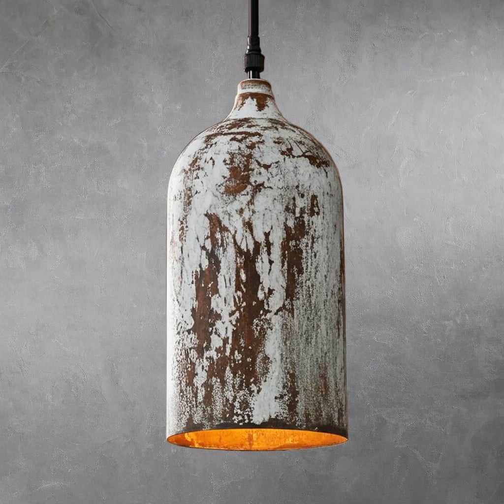 Cylindrical Copper Pendant Lamp