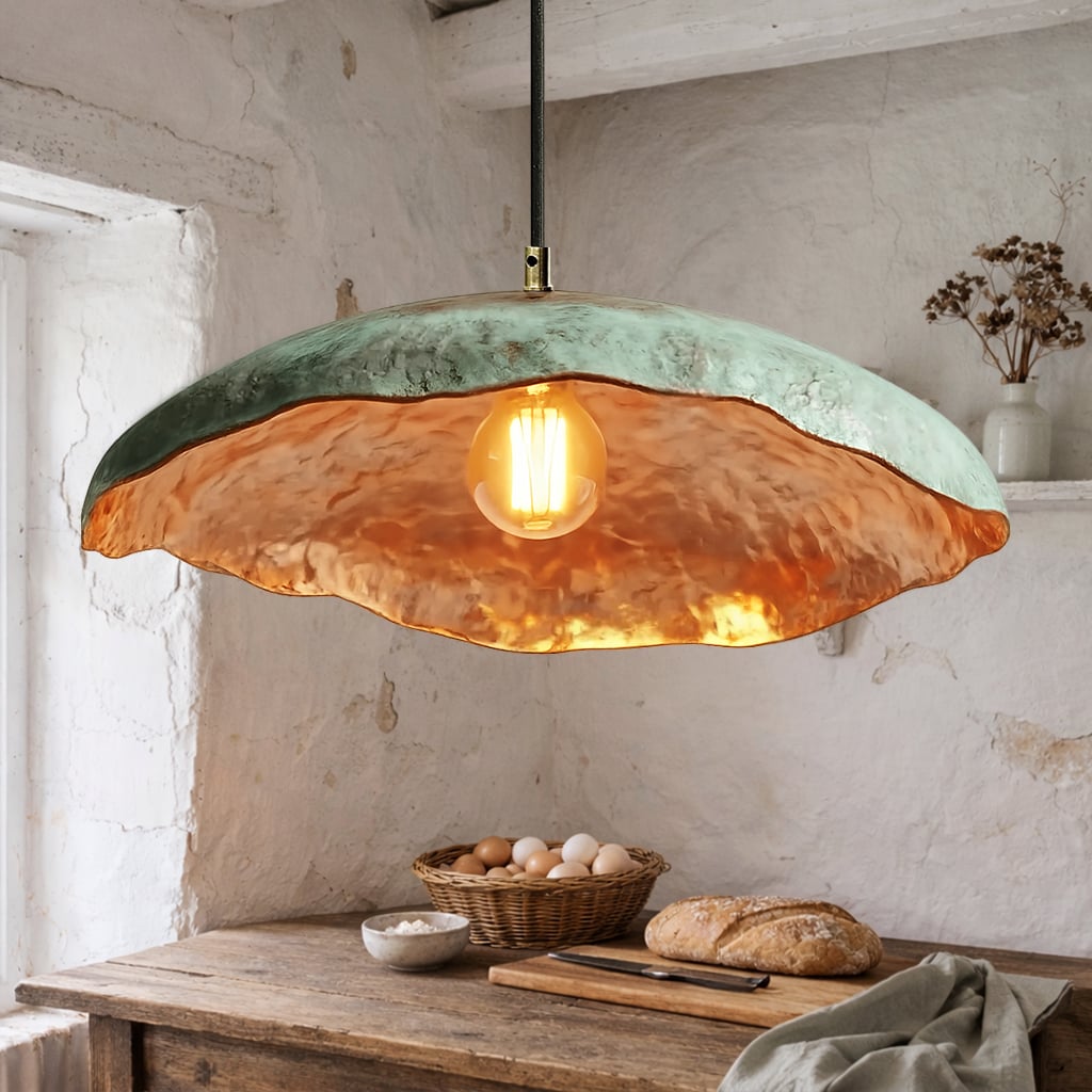 Organic Copper Pendant Lamp