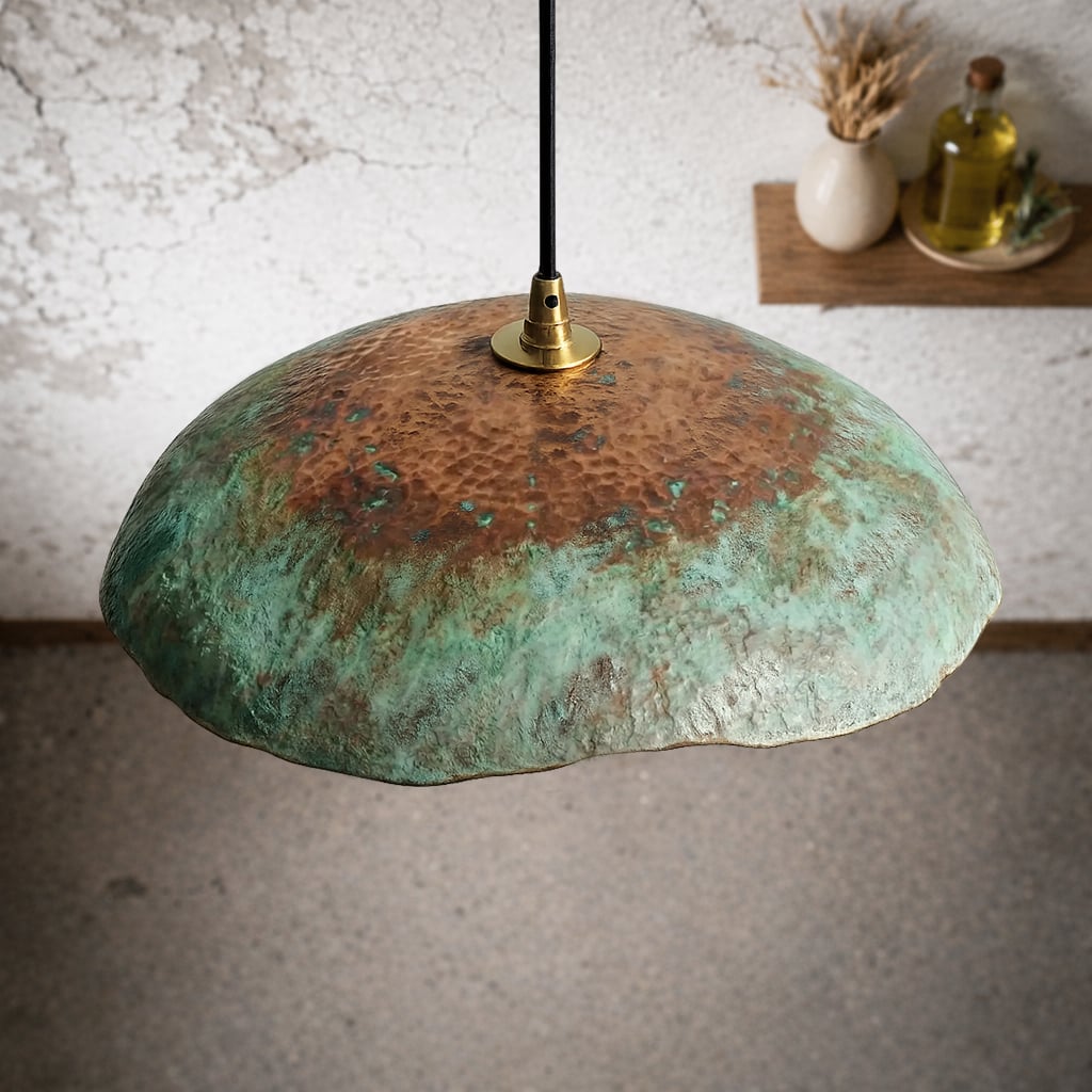 Organic Copper Pendant Lamp