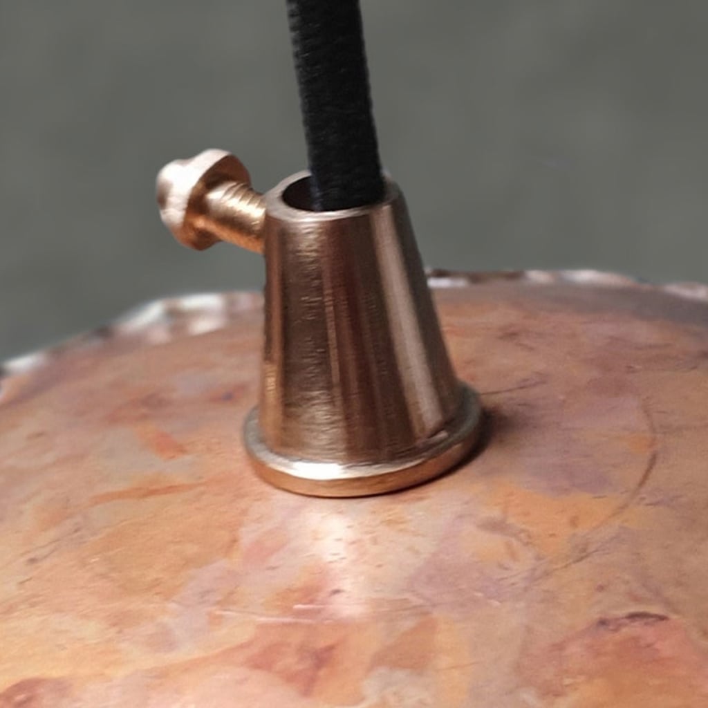 Textured Copper Pendant Light