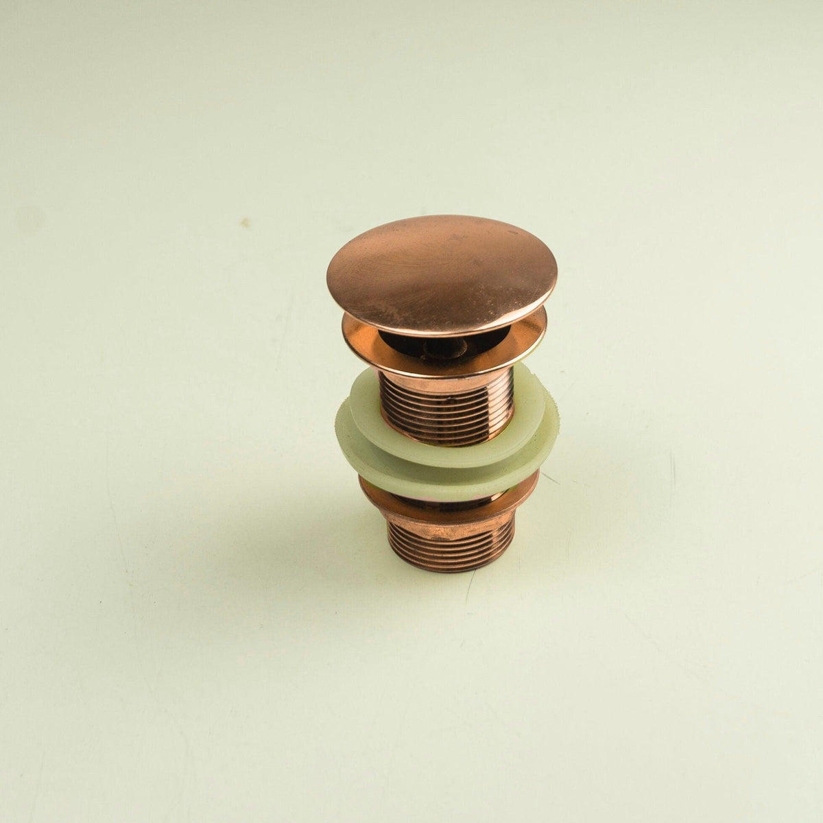 Handcrafted Copper Pop-Up Sink Drain for Elegant Bathroom and Kitchen