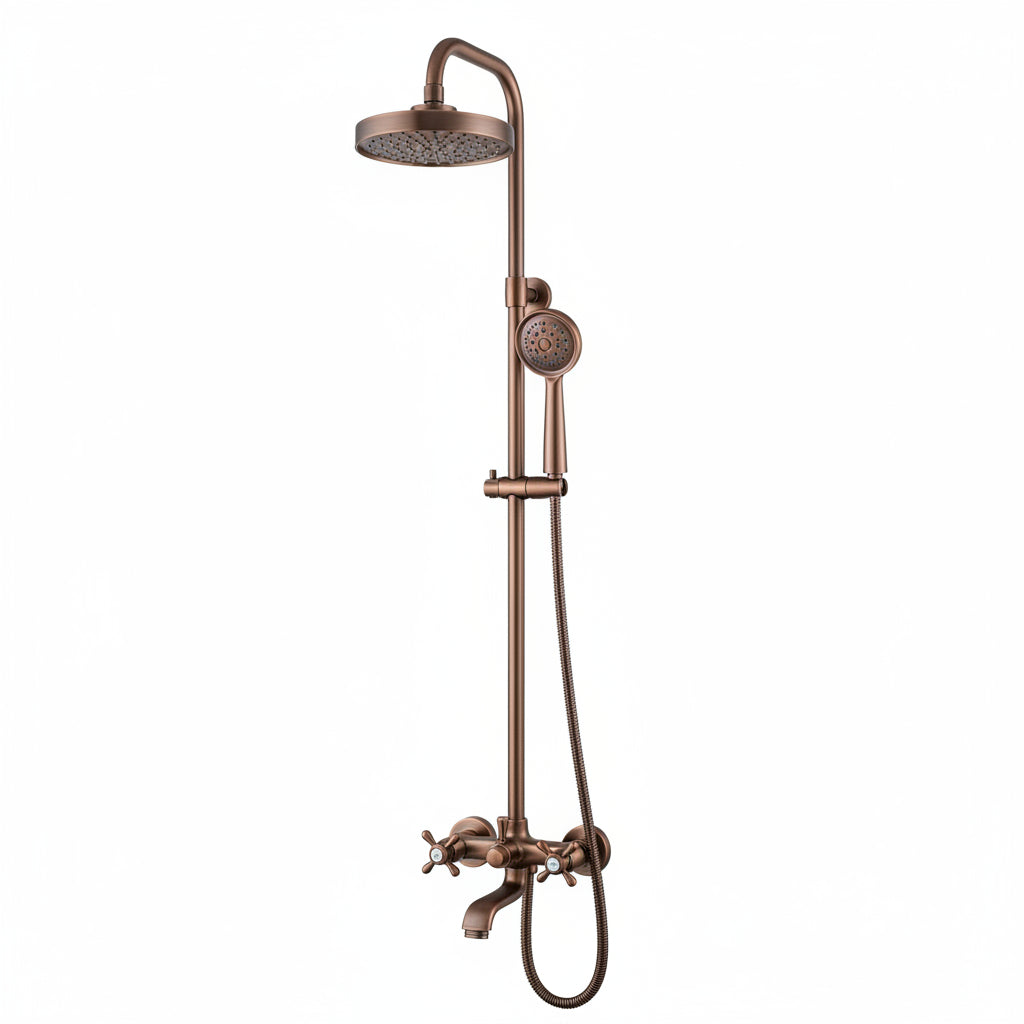 Copper Shower Mixer, 8