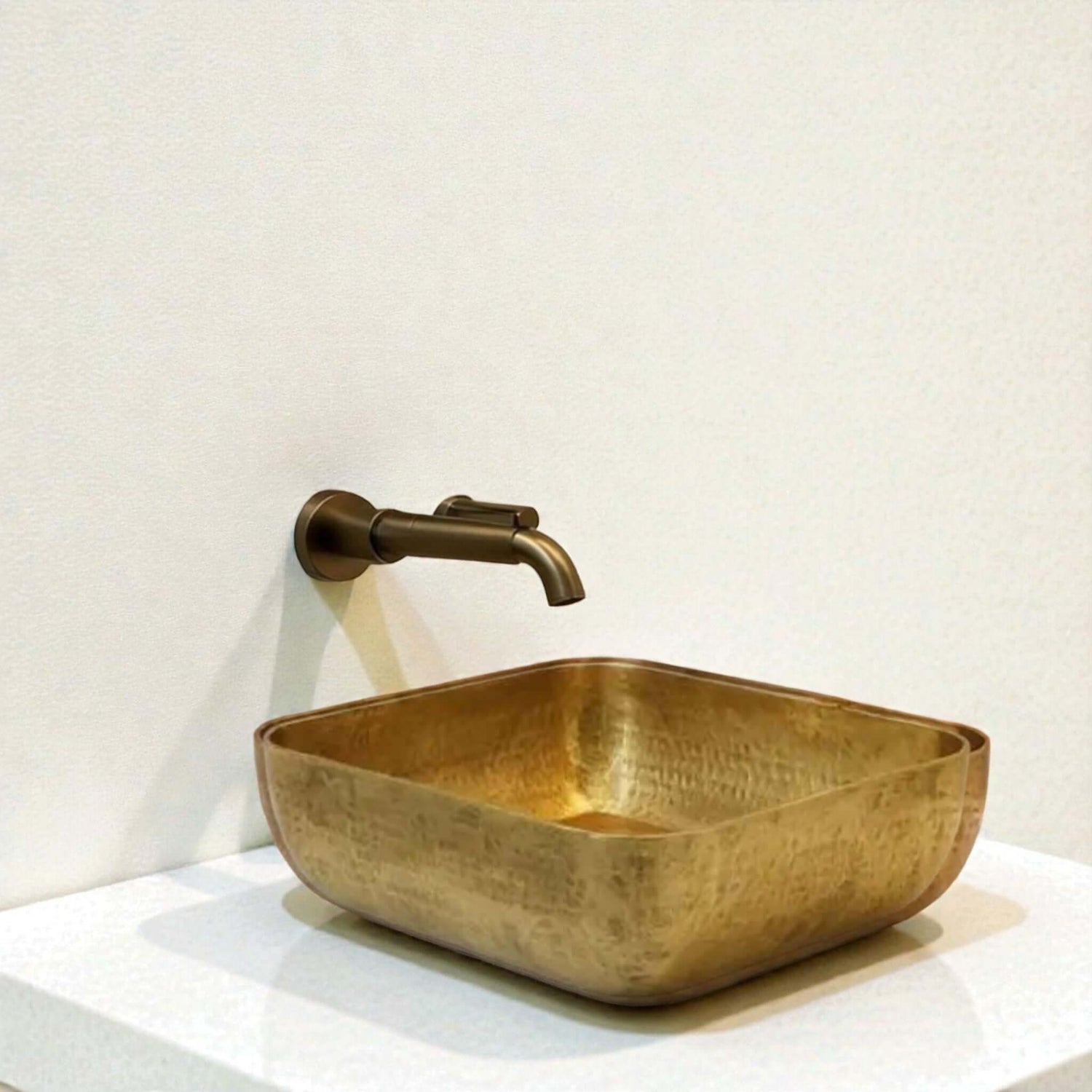 Luxury Hammered Brass Vessel Sink