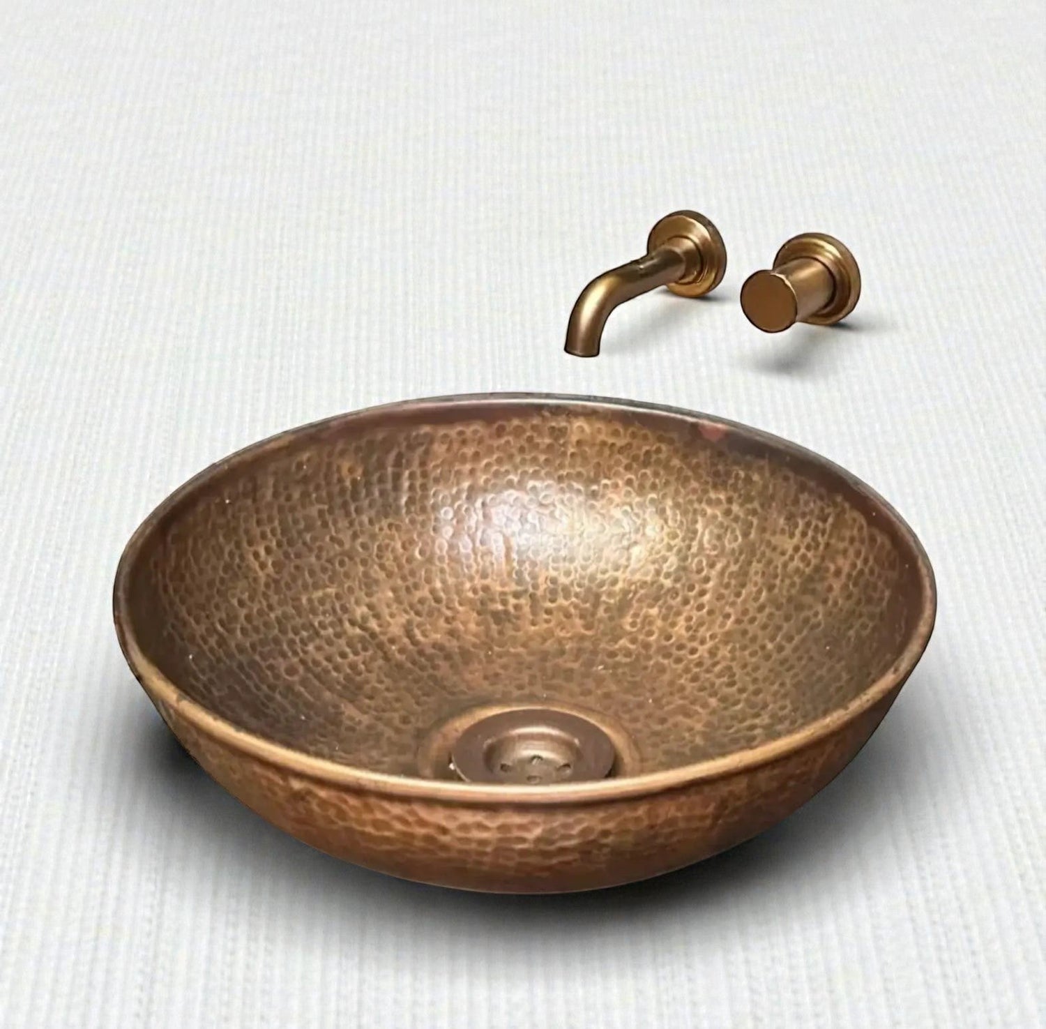 Handmade copper kitchen sink