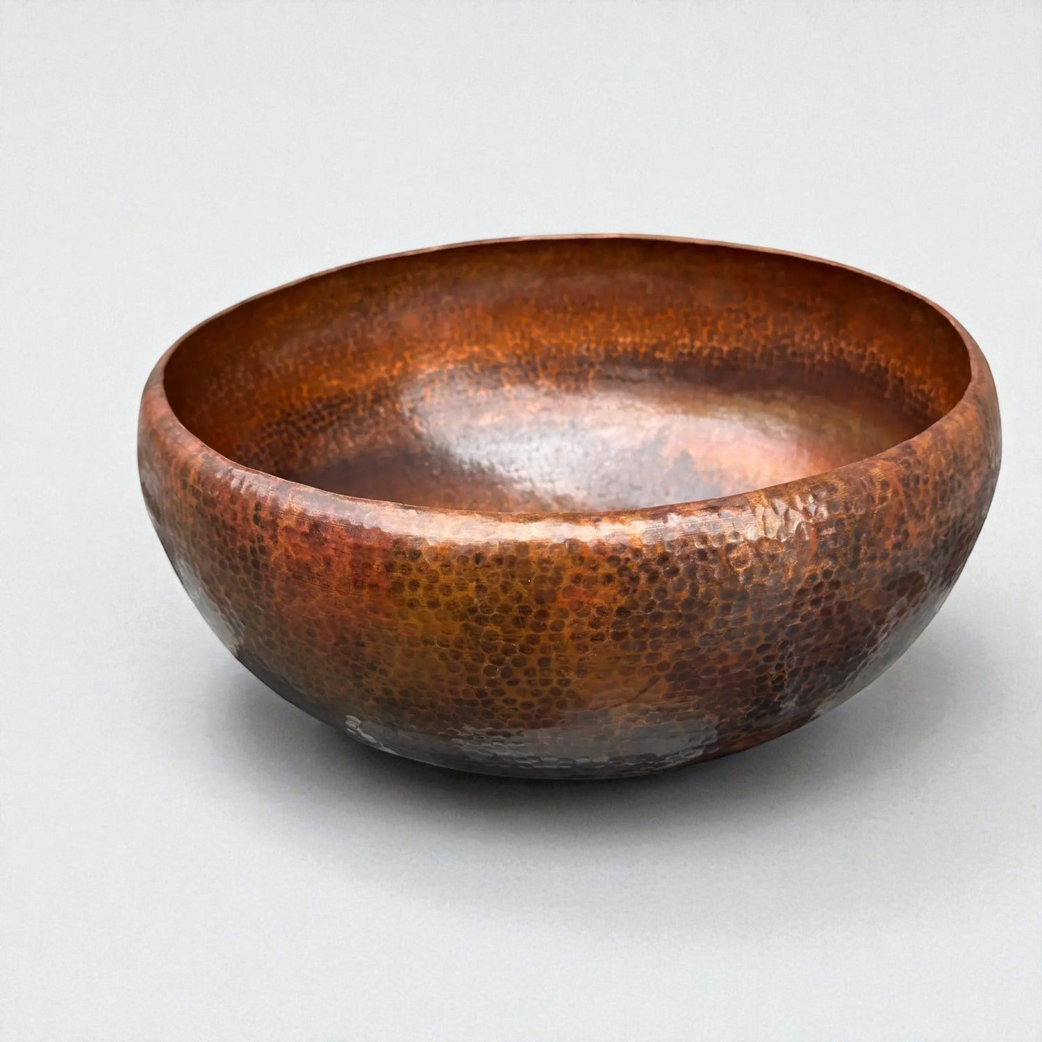 Hammered Brown Copper Vessel Sink