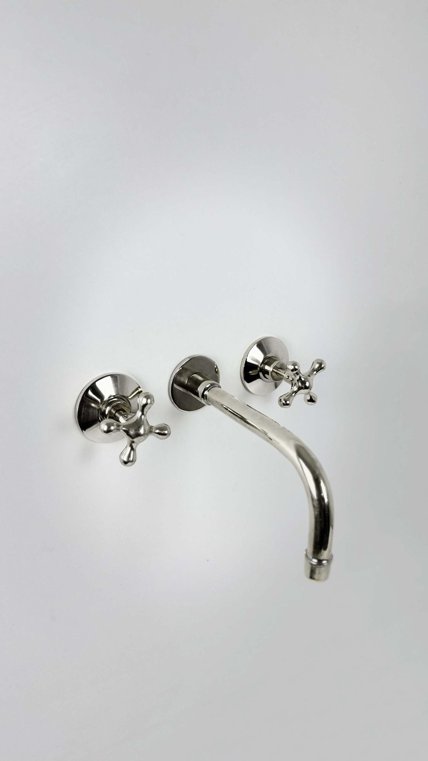 Brushed Nickel Bathroom Faucet - Polished Nickel Wall Mount Faucet