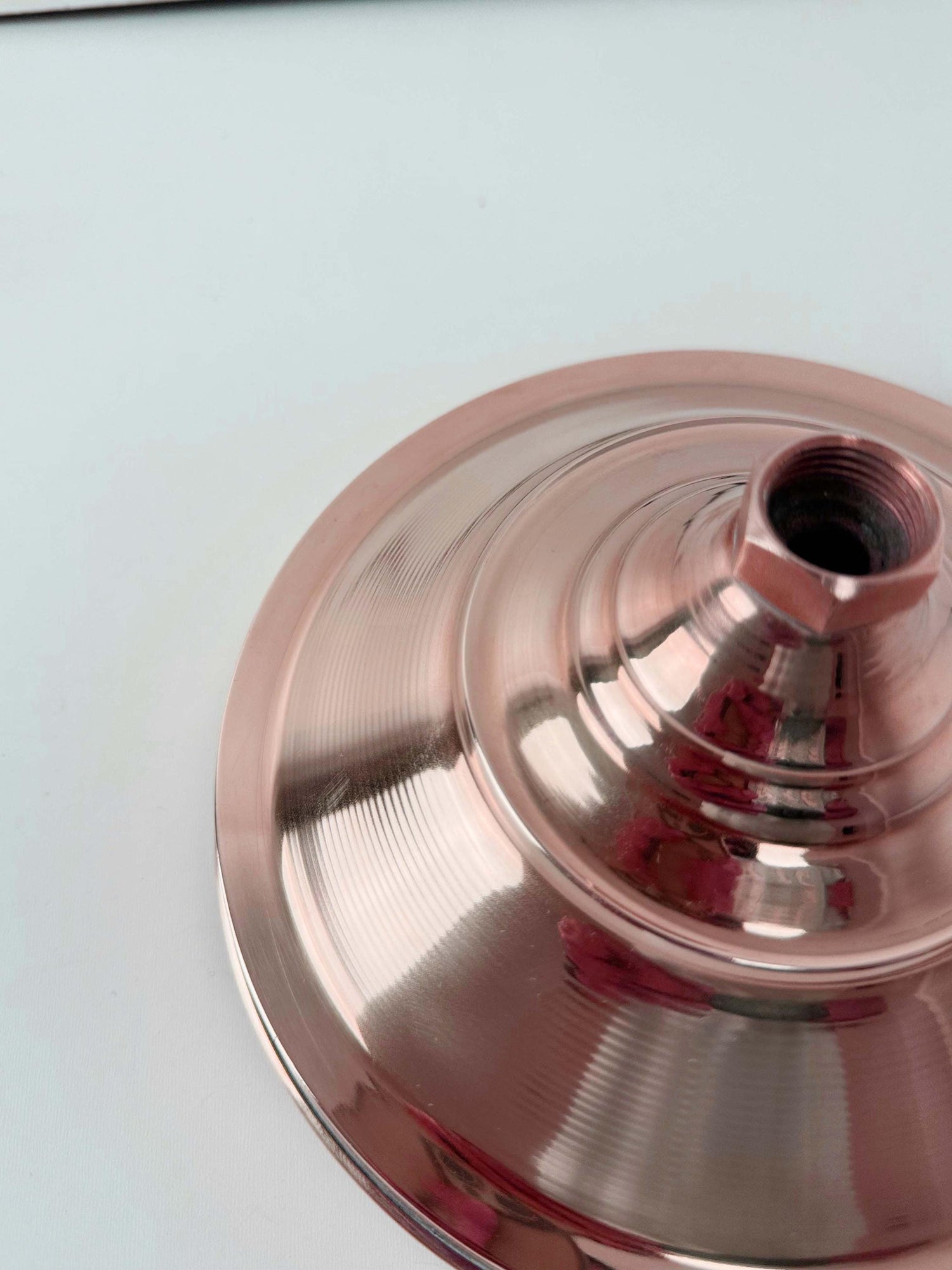 Unlacquered Copper Shower Head, Bathroom Rain Shower Head