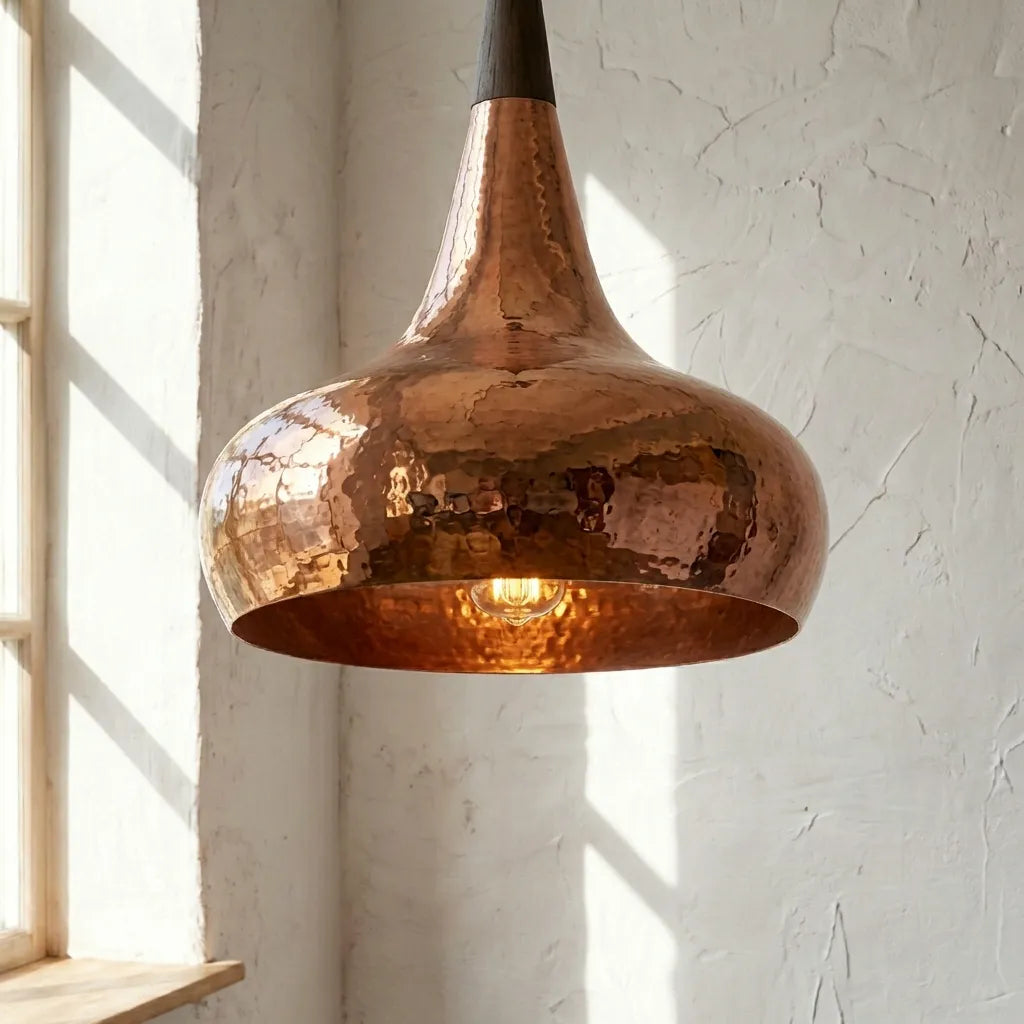 Copper Pendant Light, Kitchen Island Copper Pendant Lighting