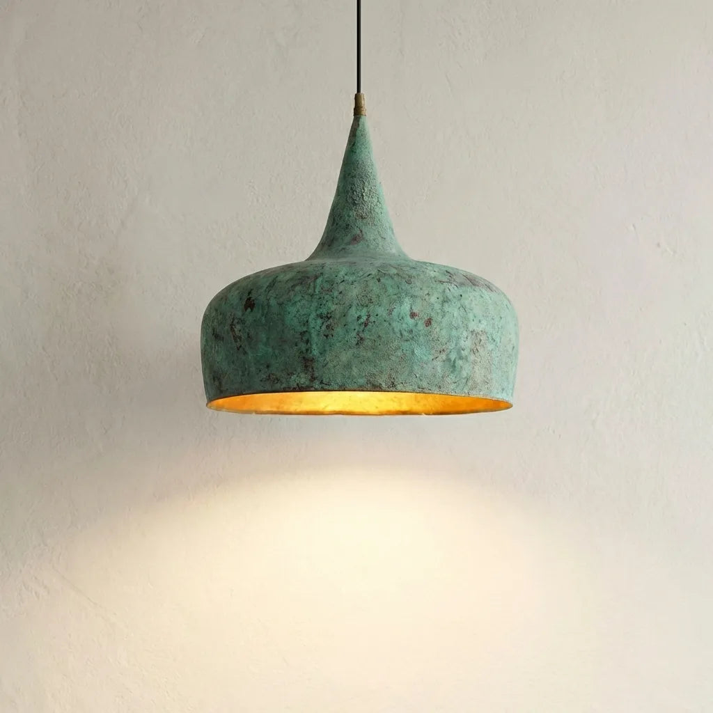 Oxidized Copper Pendant Light , Pendant Light for Island kitchen