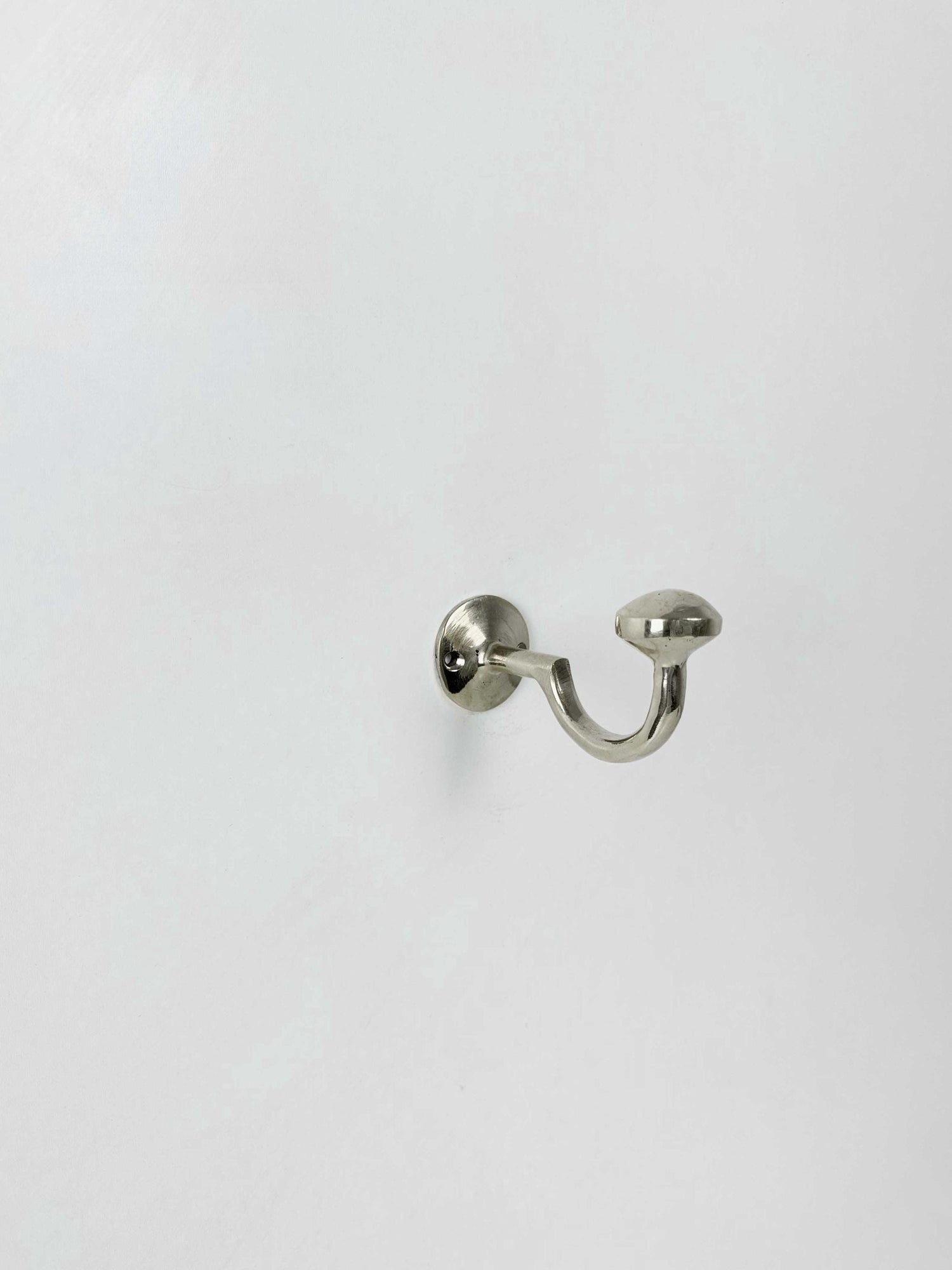 Silver Wall Mounted Bathroom Hooks