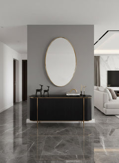 Varaudu Brass Oval Wall Mirror Unlacquered Brass Bathroom Mirror 369099696 - Antique Brass Bathroom Mirror, Vanity Wall Decor
