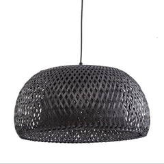 Eskil Black Bamboo Pendant Light