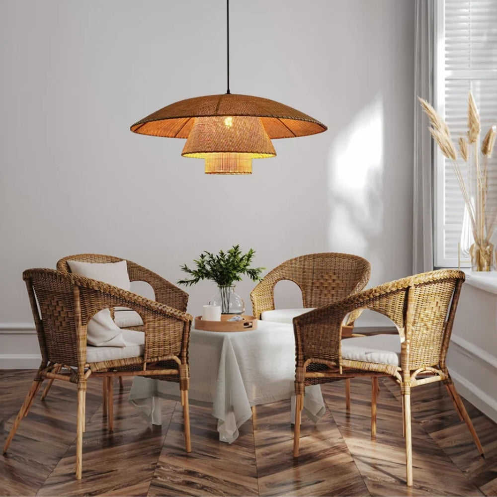 Lola Rattan Pendant Light