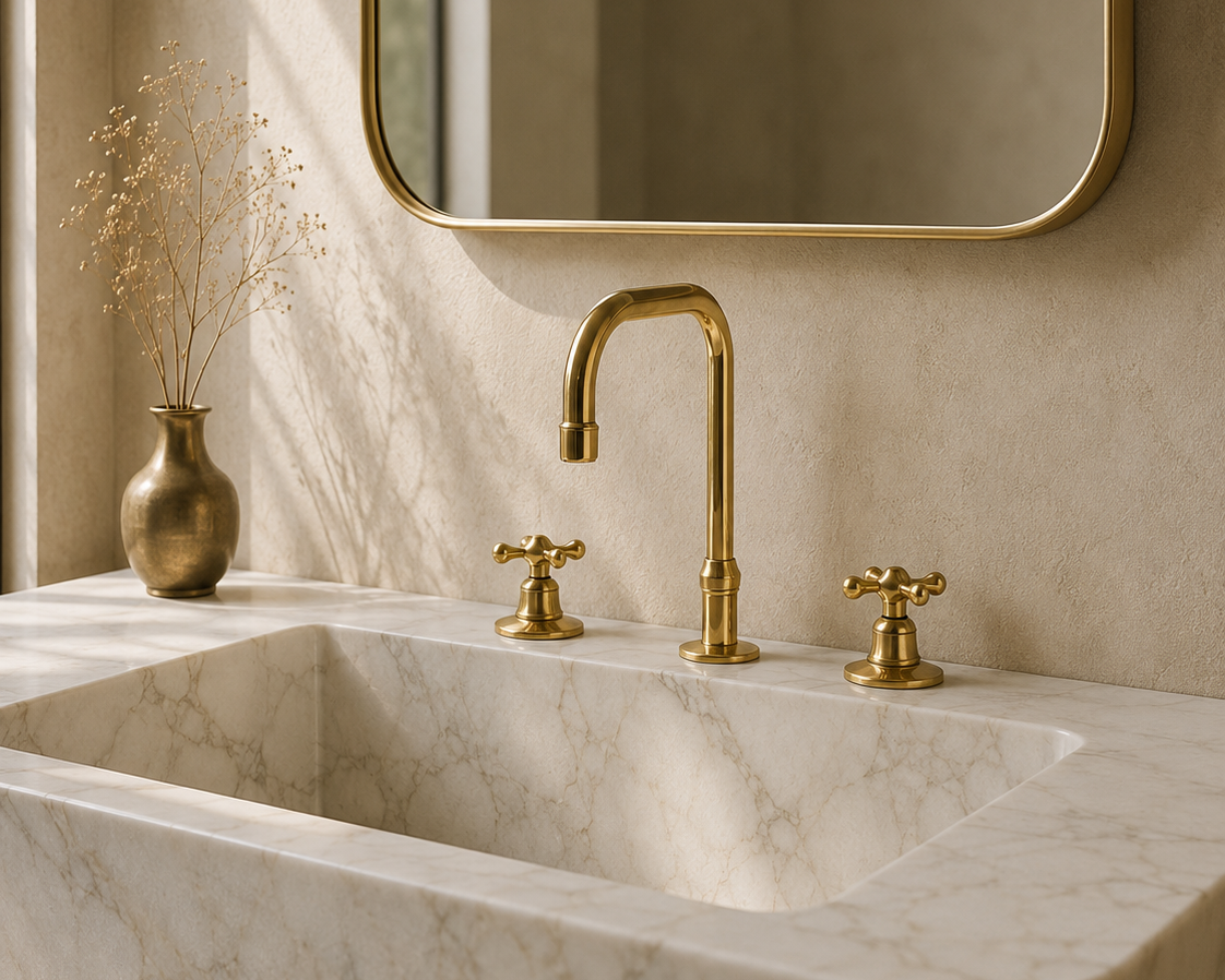 Three Hole Kitchen Faucet - 3 Hole Bathroom Faucet