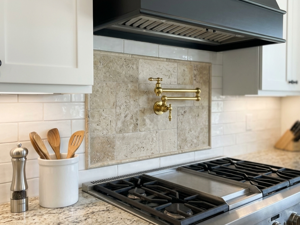 Pot Filler Faucet - Brass Potfiller Faucet