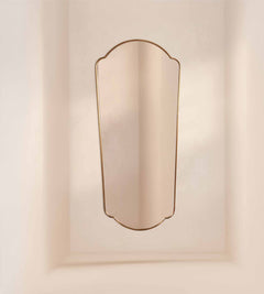 Varaudu Full Length Mirror Bedroom Mirror - Antique Brass Bathroom Mirror, Vanity Wall Decor