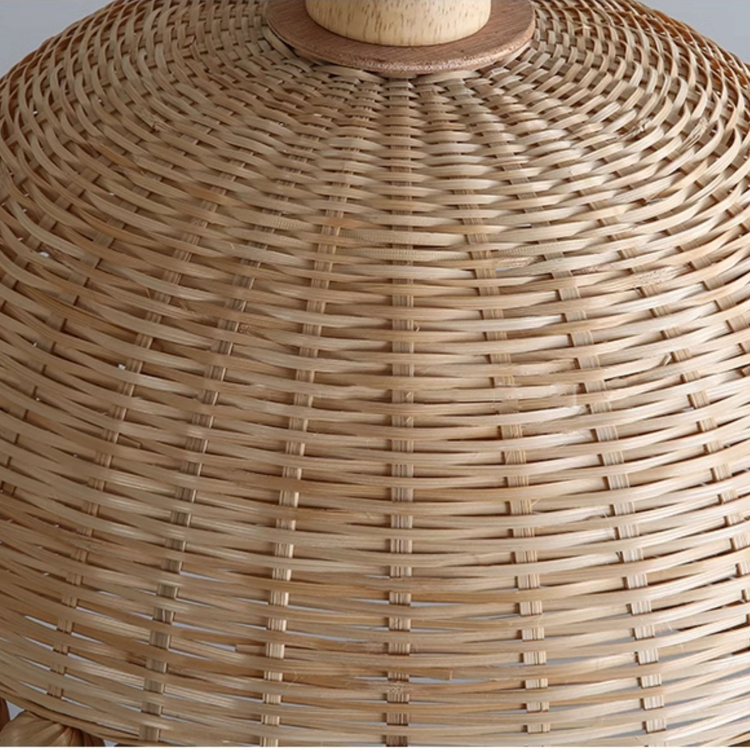 Gaudio Dome Wicker Bamboo Pendant Light - Little Balls Shade