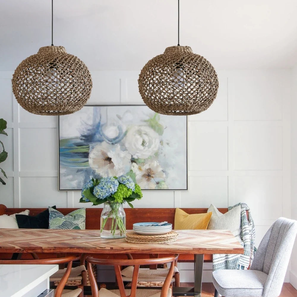 Boho Globe Small Basket Pendant Light