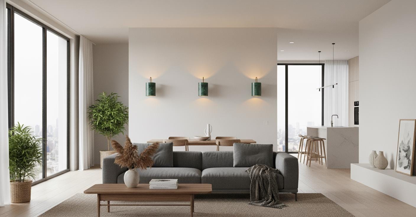 Green Patina Copper Cylinder Wall Sconce - Dual Light Outdoor Lamp