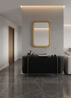 Varaudu Handmade Rectangle Mirrors Gold Brass Frame Mirror 369099657 - Antique Brass Bathroom Mirror, Vanity Wall Decor