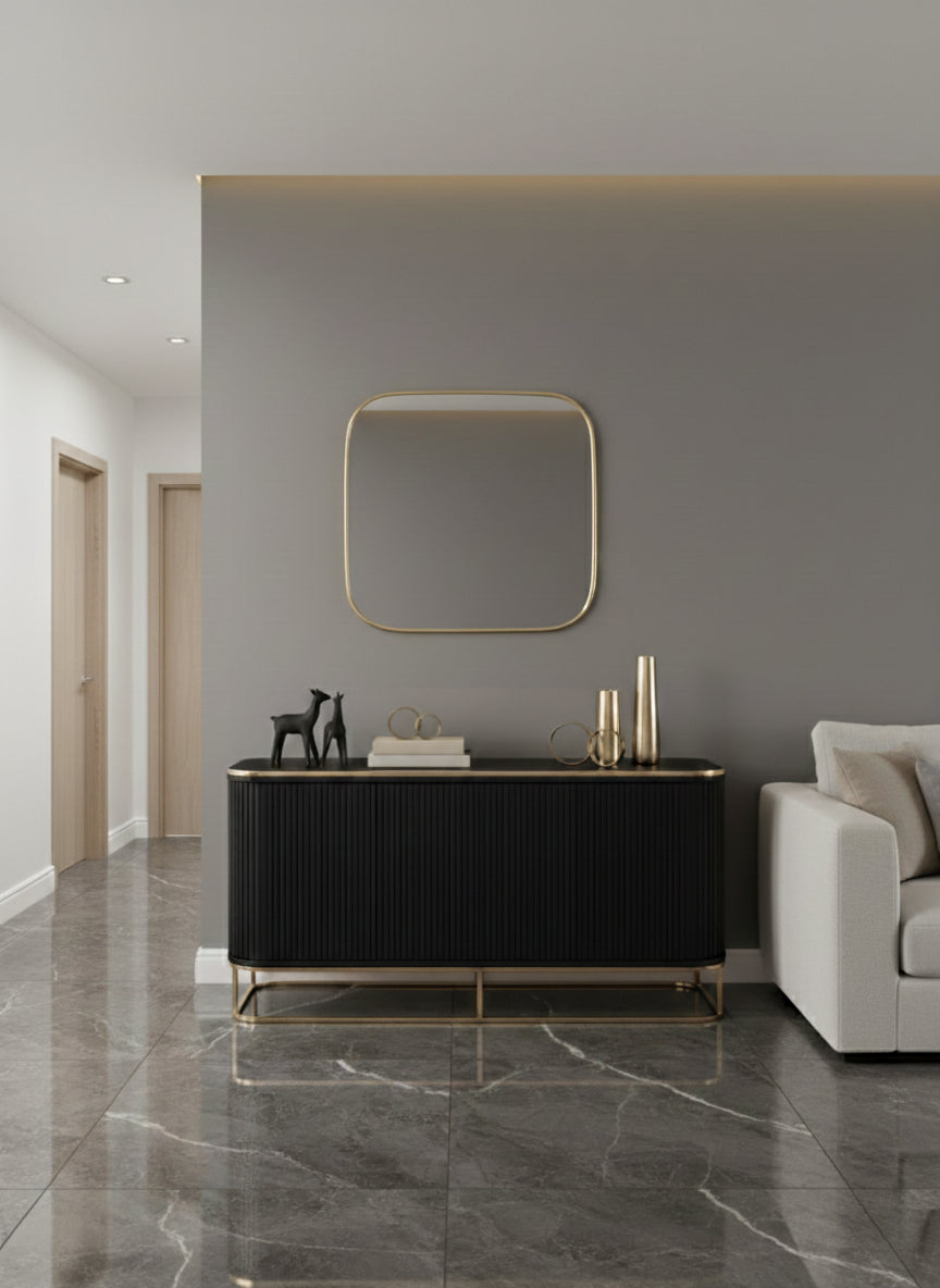 Varaudu Square Gold Mirror Handmade Brass Unlacquered Brass Mirror 369099648 - Antique Brass Bathroom Mirror, Vanity Wall Decor