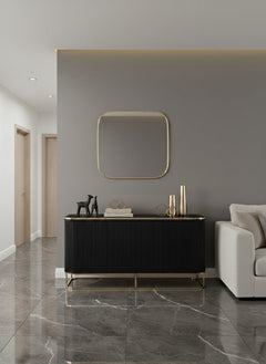 Varaudu Square Gold Mirror Handmade Brass Unlacquered Brass Mirror 369099648 - Antique Brass Bathroom Mirror, Vanity Wall Decor
