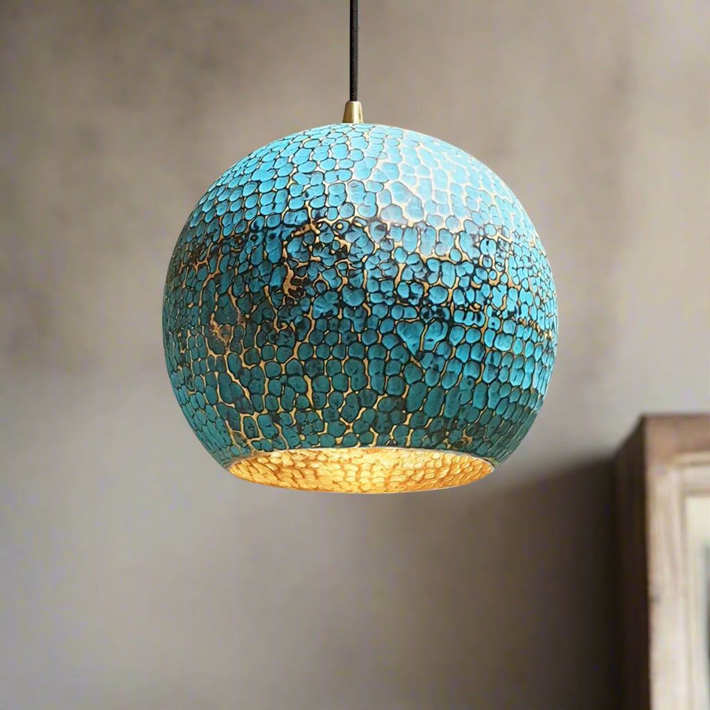 Oxidized Dome Pendant Light