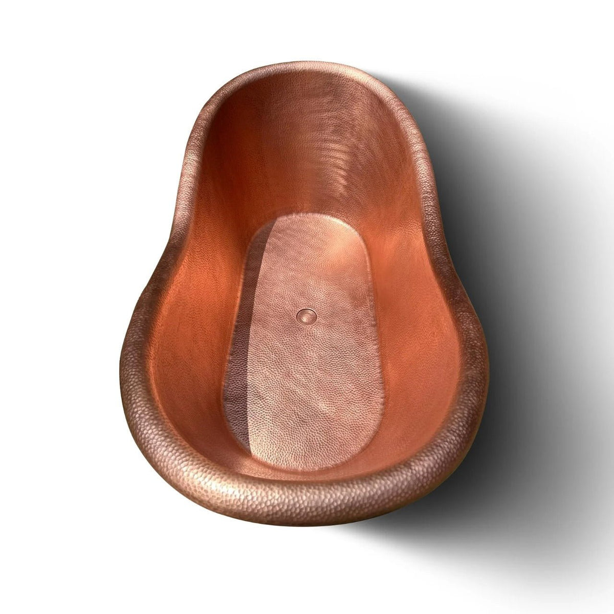 Handcrafted Hammered Copper Bathtub for Luxury Soaking