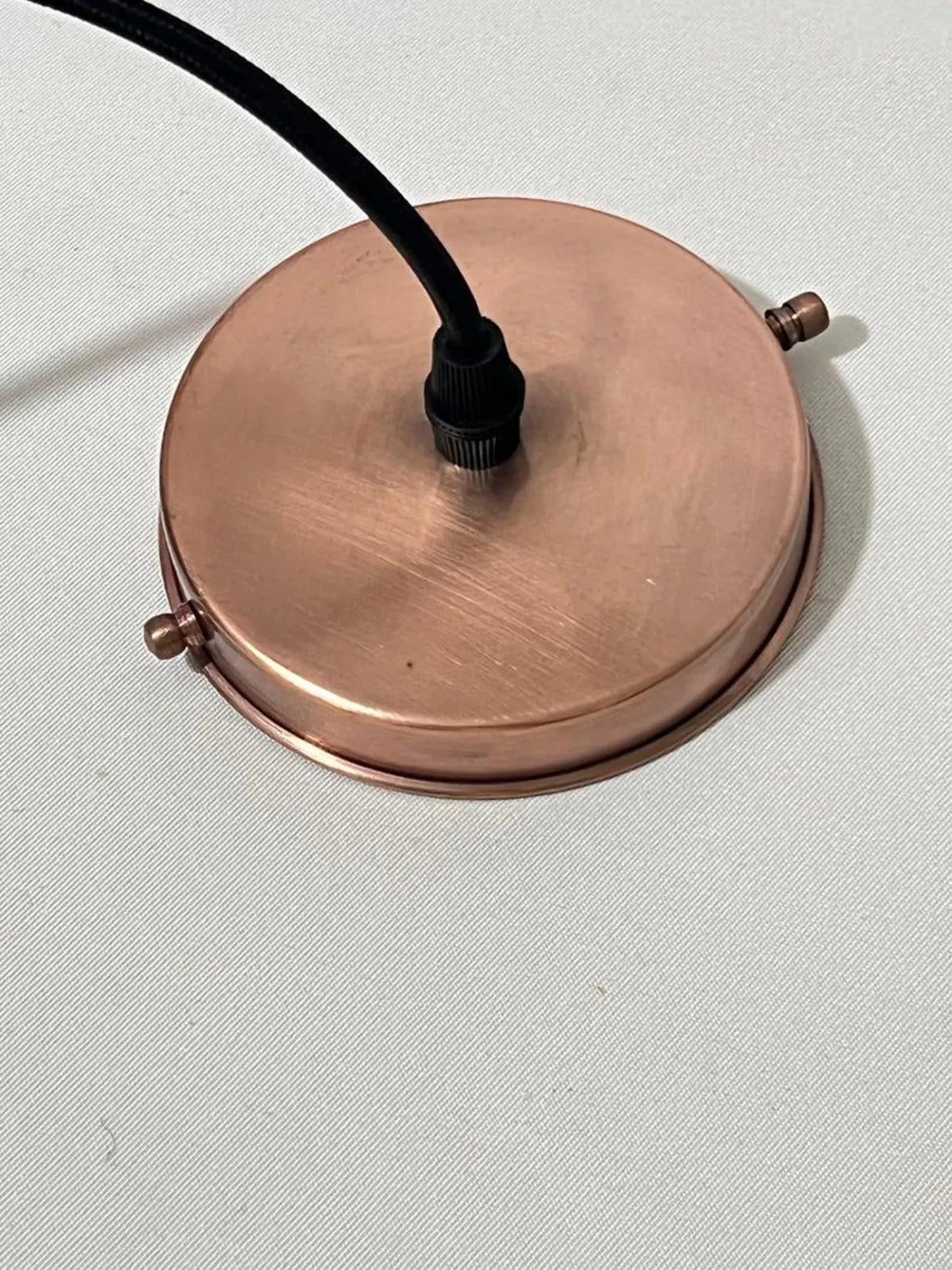 Hammered Copper Dome Pendant Light - Antique Patina Kitchen Island Lamp