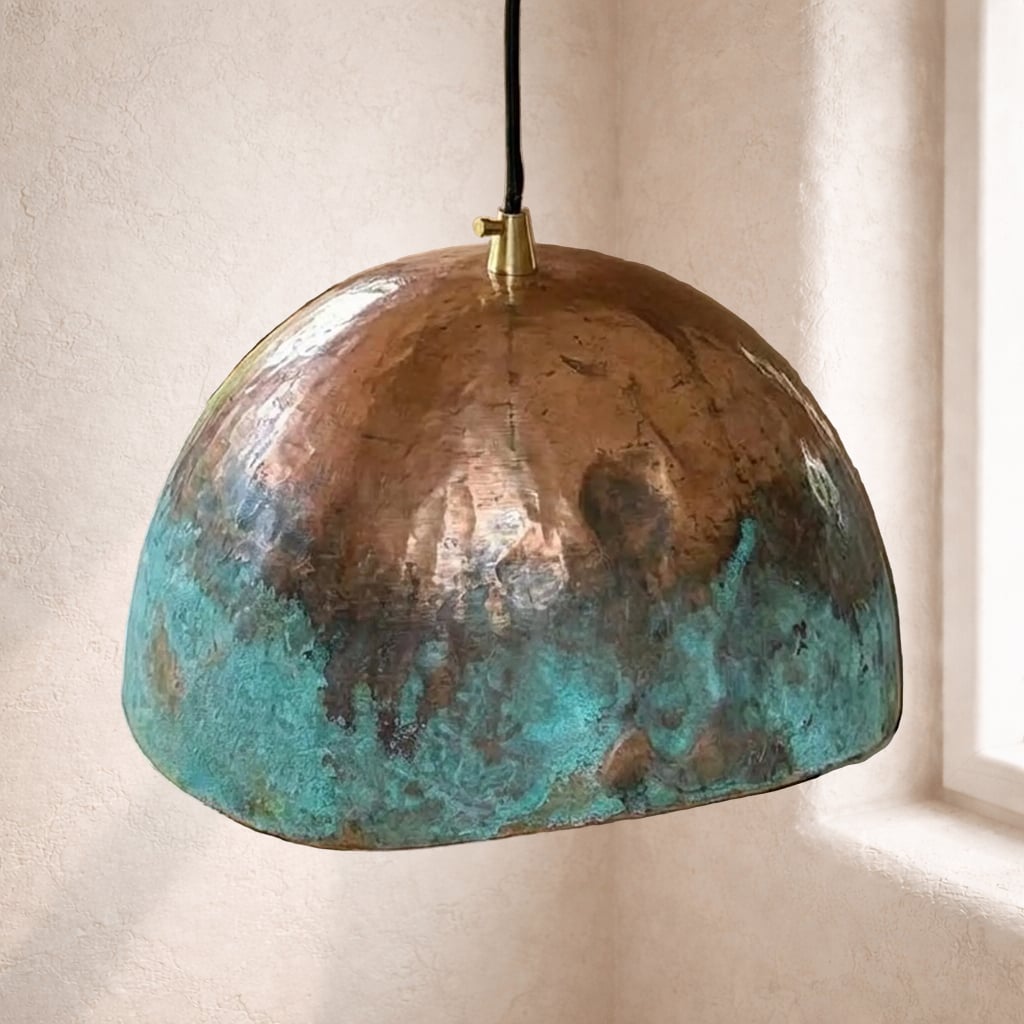 Irregular Copper Pendant Light