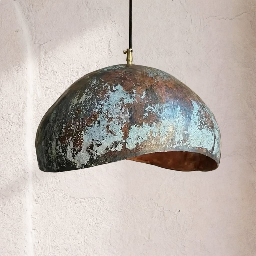 Half-dome Copper Pendant Light