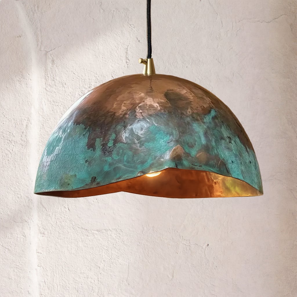 Irregular Copper Pendant Light
