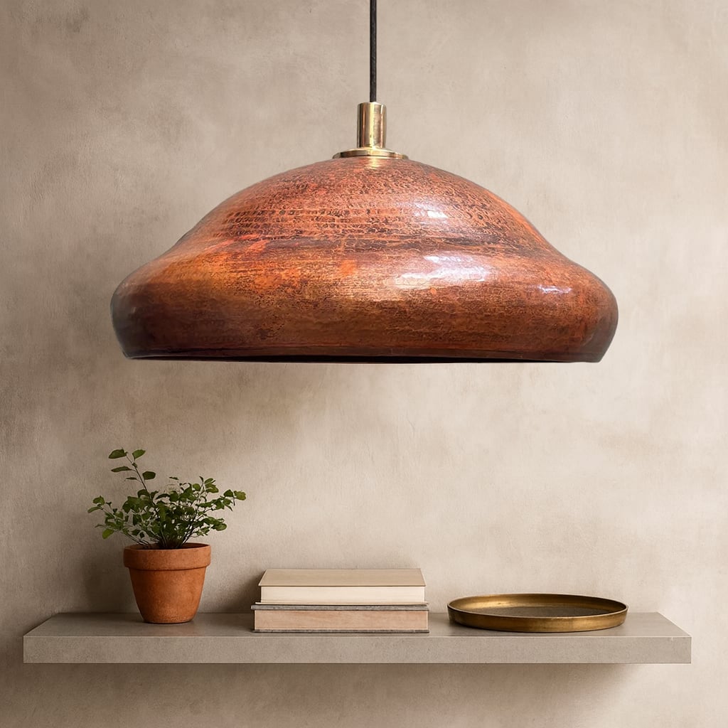 Amnay Copper Dome Ceiling Light