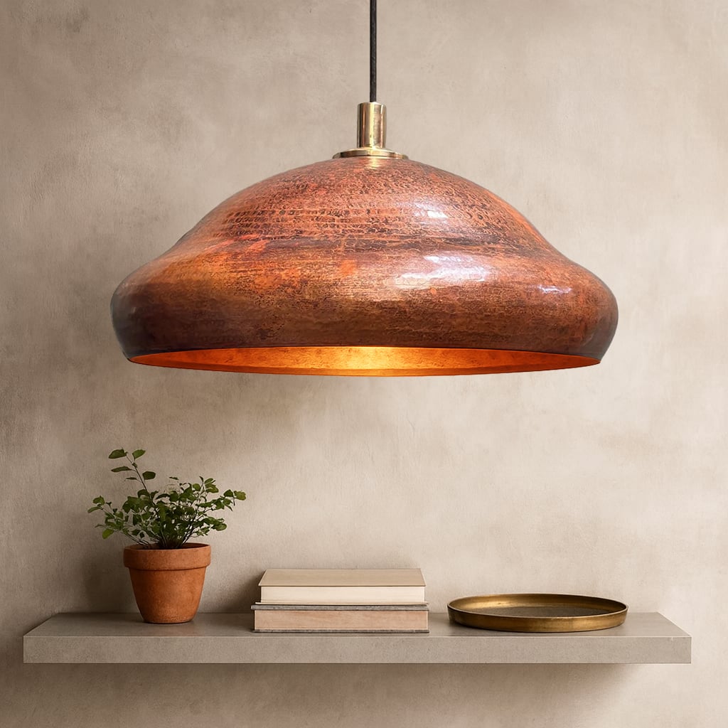 Amnay Copper Dome Ceiling Light