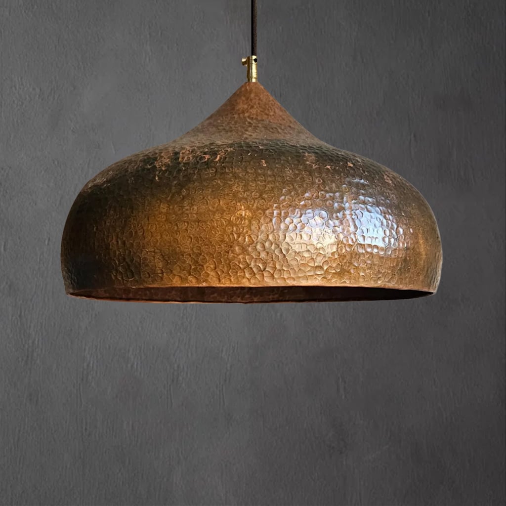Copper Dome Pendant Lamp