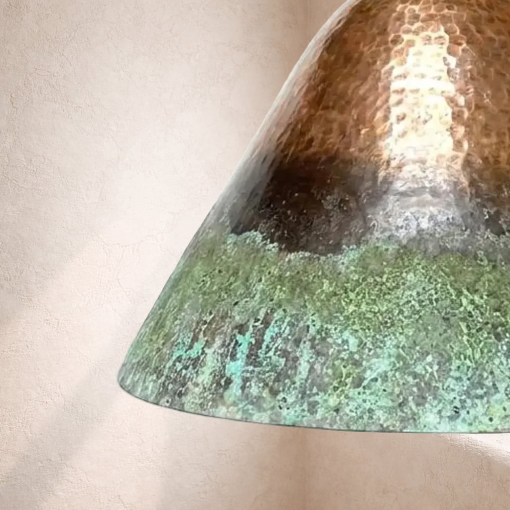 Conical Copper Pendant Light