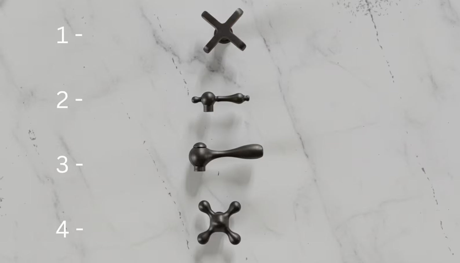 Matte Black Bridge Kitchen Faucet - Solid Brass Farmhouse Fixture