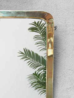 Varaudu Handmade Rectangle Mirrors Gold Brass Frame Mirror 369099657 - Antique Brass Bathroom Mirror, Vanity Wall Decor