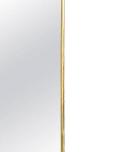 Varaudu Brass Rectangle Mirror - Antique Brass Bathroom Mirror, Vanity Wall Decor