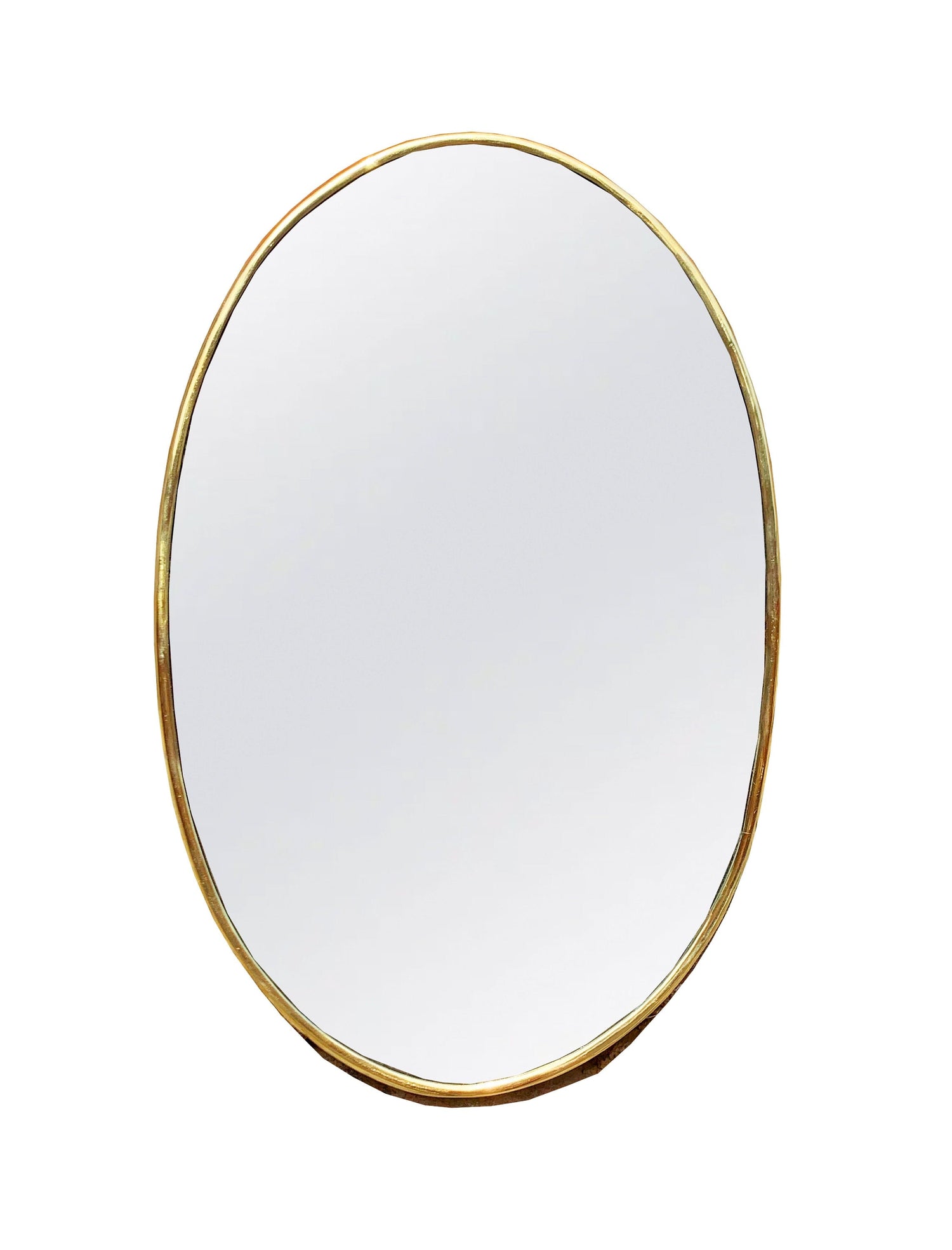 Varaudu Brass Oval Mirror Handmade Antique Bathroom Mirror 369099691 - Antique Brass Bathroom Mirror, Vanity Wall Decor