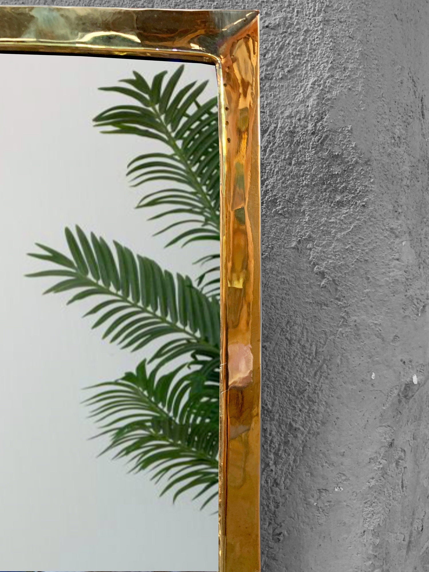 Varaudu Gold Square Mirror Unlacquered Brass Mirror 369099644 - Antique Brass Bathroom Mirror, Vanity Wall Decor